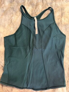 lululemon athletica teal racerback tank top
